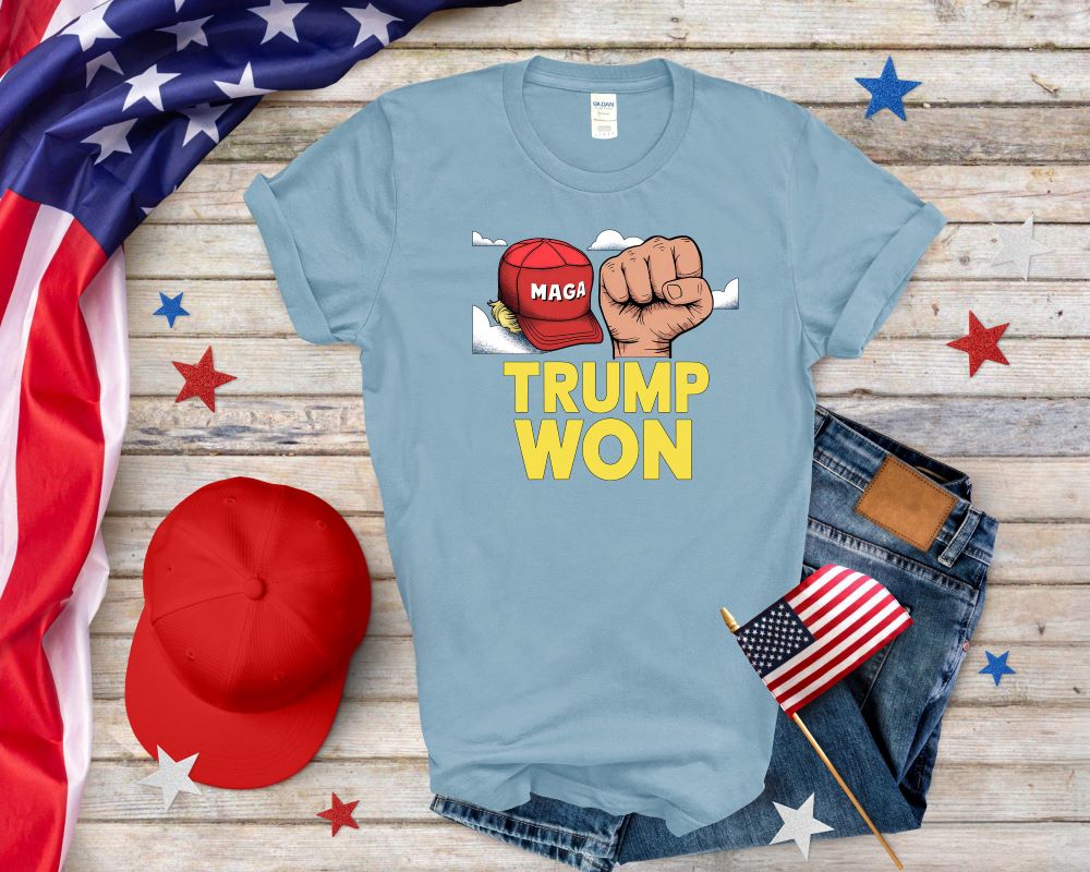 Maga Trump Won T-shirt Support For Trump Gift for Trump Fans