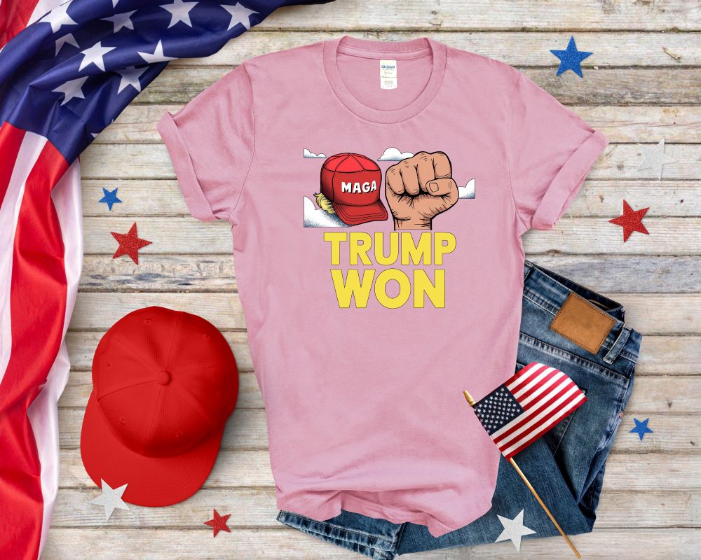 Maga Trump Won T-shirt Support For Trump Gift for Trump Fans