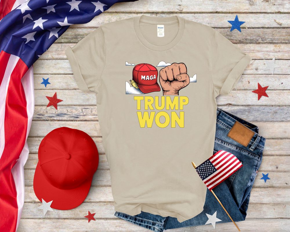 Maga Trump Won T-shirt Support For Trump Gift for Trump Fans