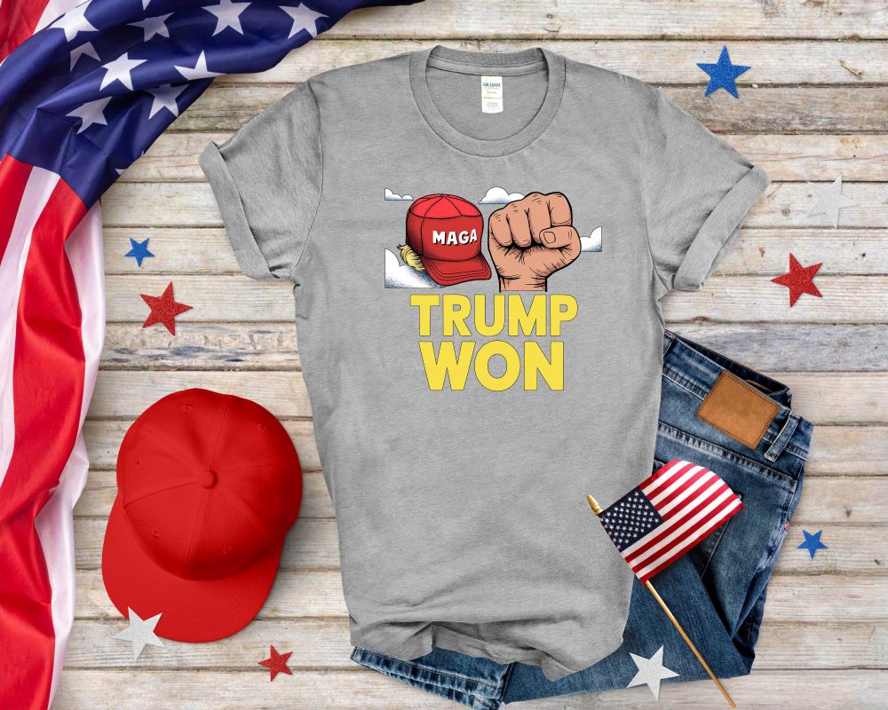 Maga Trump Won T-shirt Support For Trump Gift for Trump Fans