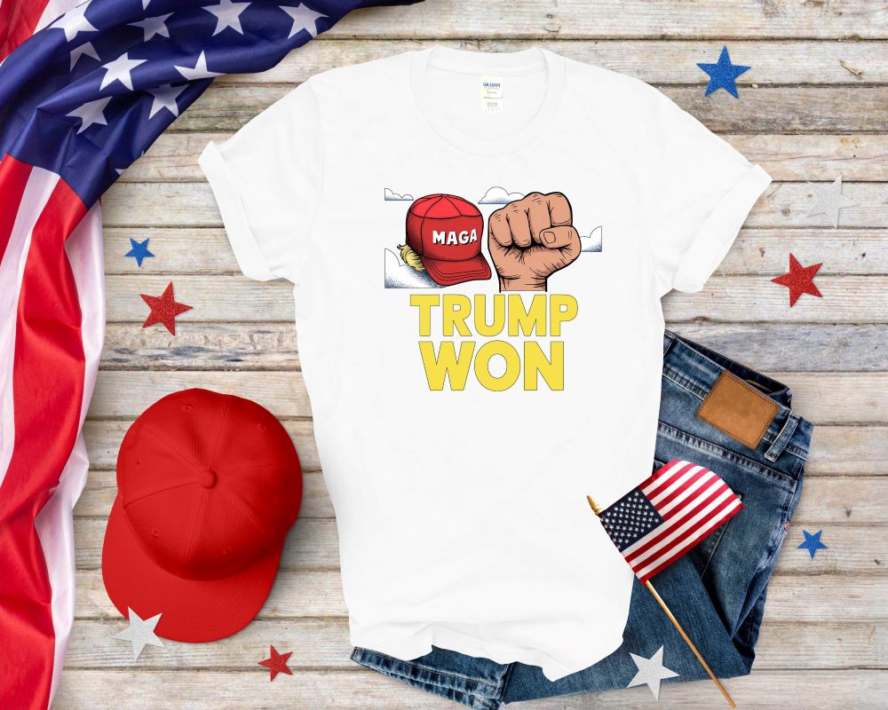 Maga Trump Won T-shirt Support For Trump Gift for Trump Fans